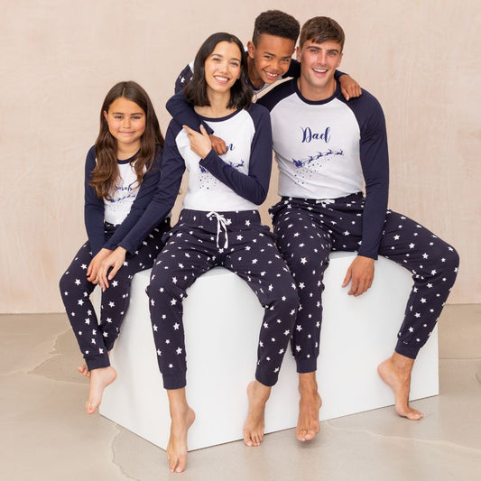 Pyjamerry Reindeer Custom Christmas Matching Family Pyjamas Set