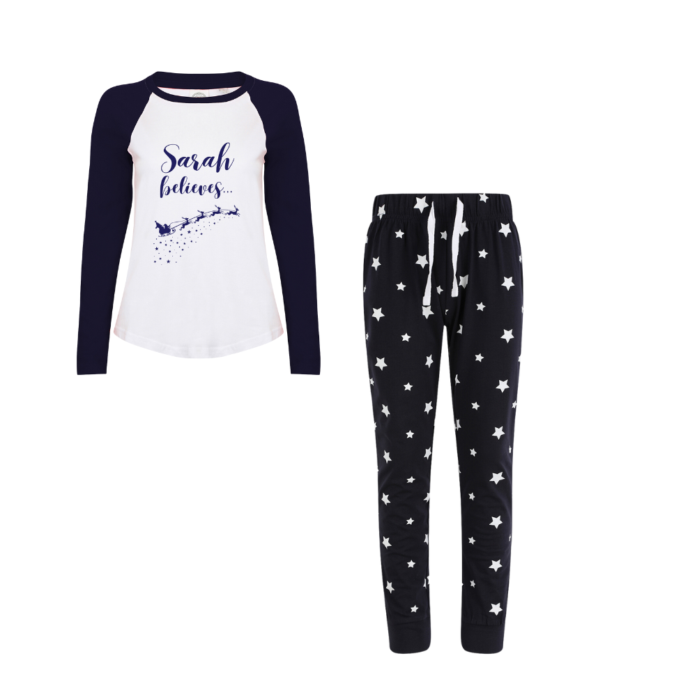 Pyjamerry Reindeer Custom Christmas Matching Family Pyjamas Set