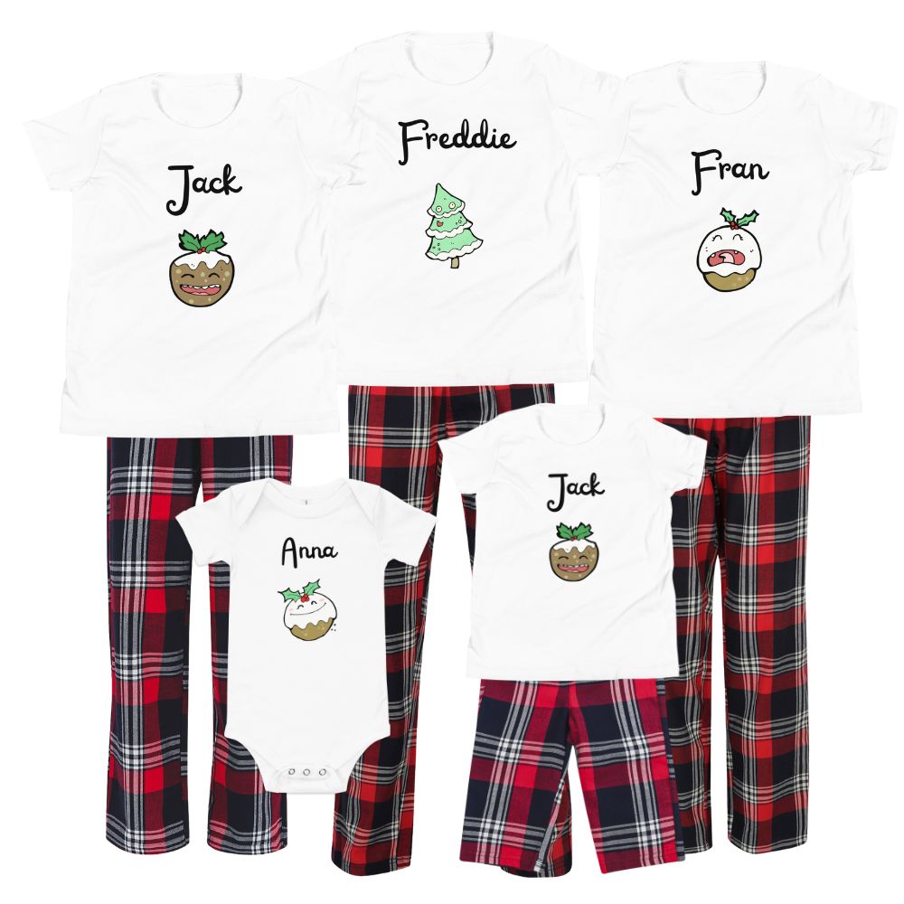 Pyjamerry Christmas Pud Custom Matching Family Pyjamas Set