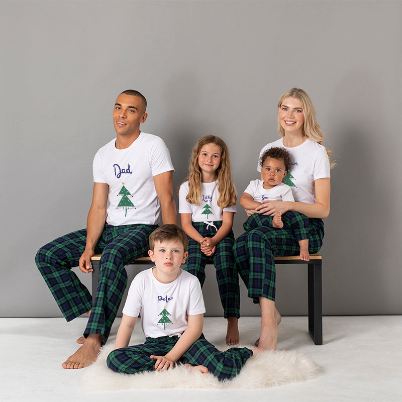 Pyjamerry Christmas Tree Custom Matching Family Pyjamas Set