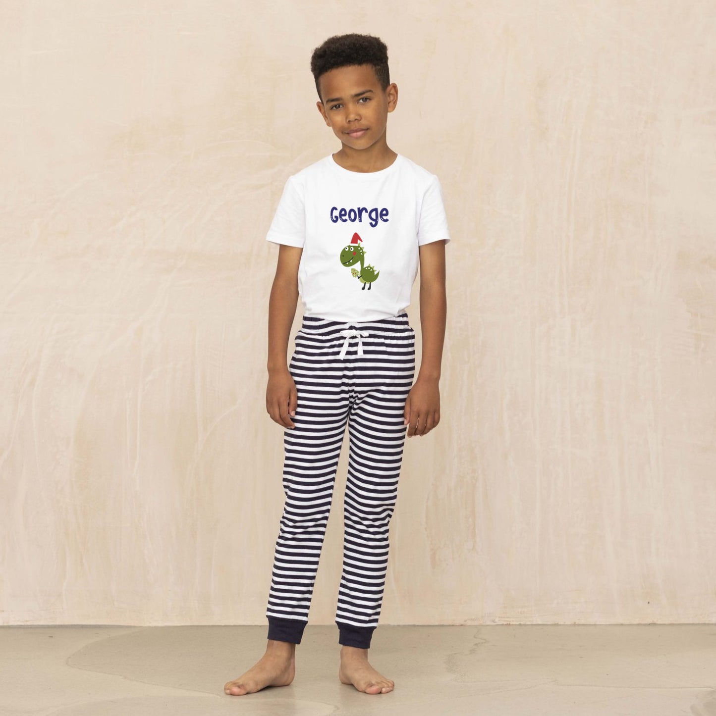 Pyjamerry Dinosaur Custom Christmas Matching Family Pyjamas Set