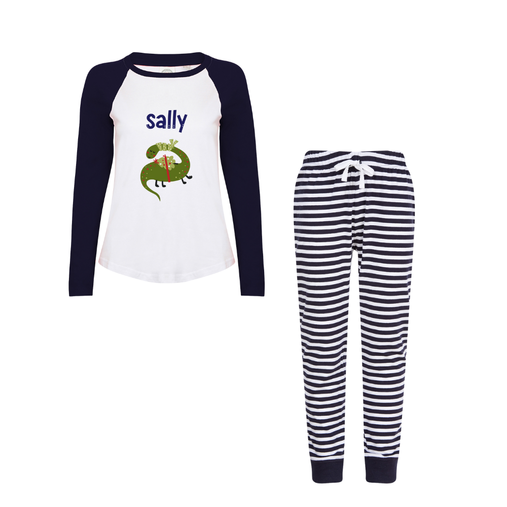 Pyjamerry Dinosaur Custom Christmas Matching Family Pyjamas Set