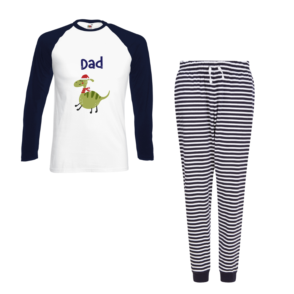 Pyjamerry Dinosaur Custom Christmas Matching Family Pyjamas Set