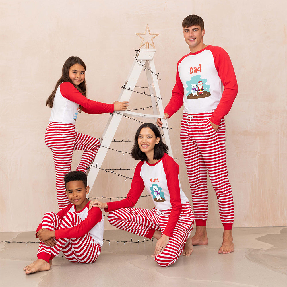 Pyjamerry Snow Globe Custom Christmas Matching Family Pyjamas Set