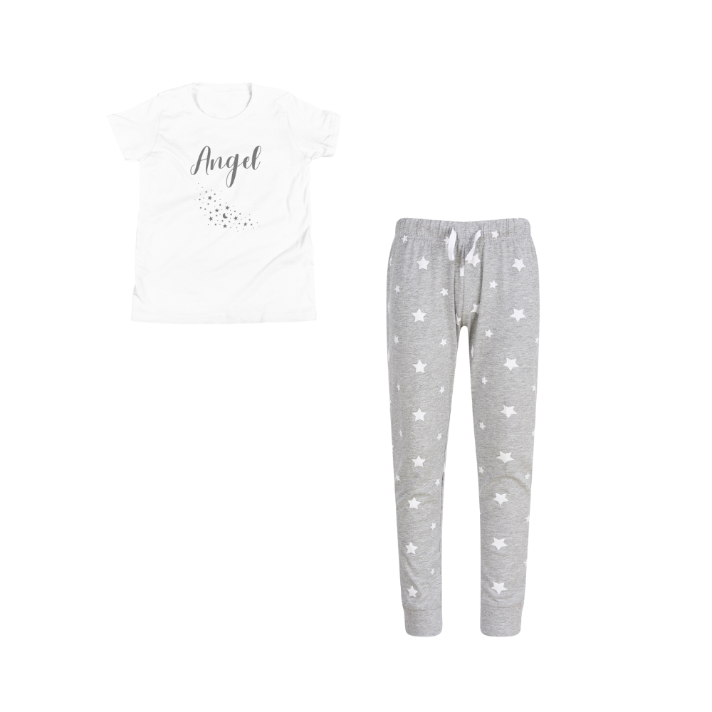 Pyjamerry Moon and Stars Custom Christmas Matching Family Pyjamas Set