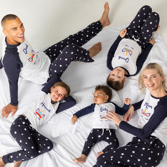 Pyjamerry Christmas Unicorns Custom Matching Family Pyjamas Set