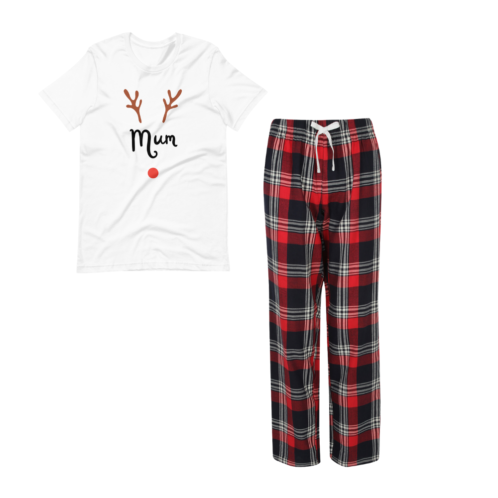 Pyjamerry Rudolf Custom Christmas Matching Family Pyjamas Set