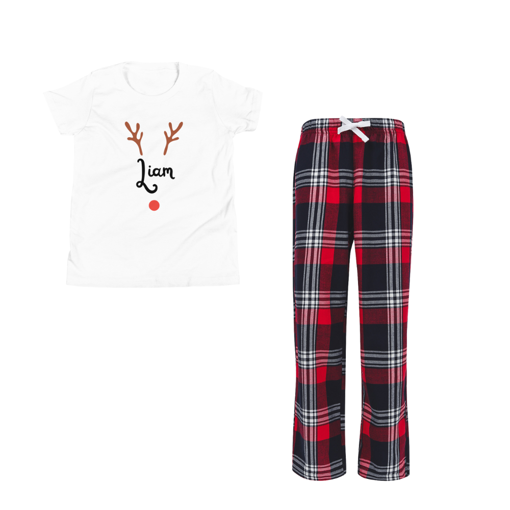 Pyjamerry Rudolf Custom Christmas Matching Family Pyjamas Set