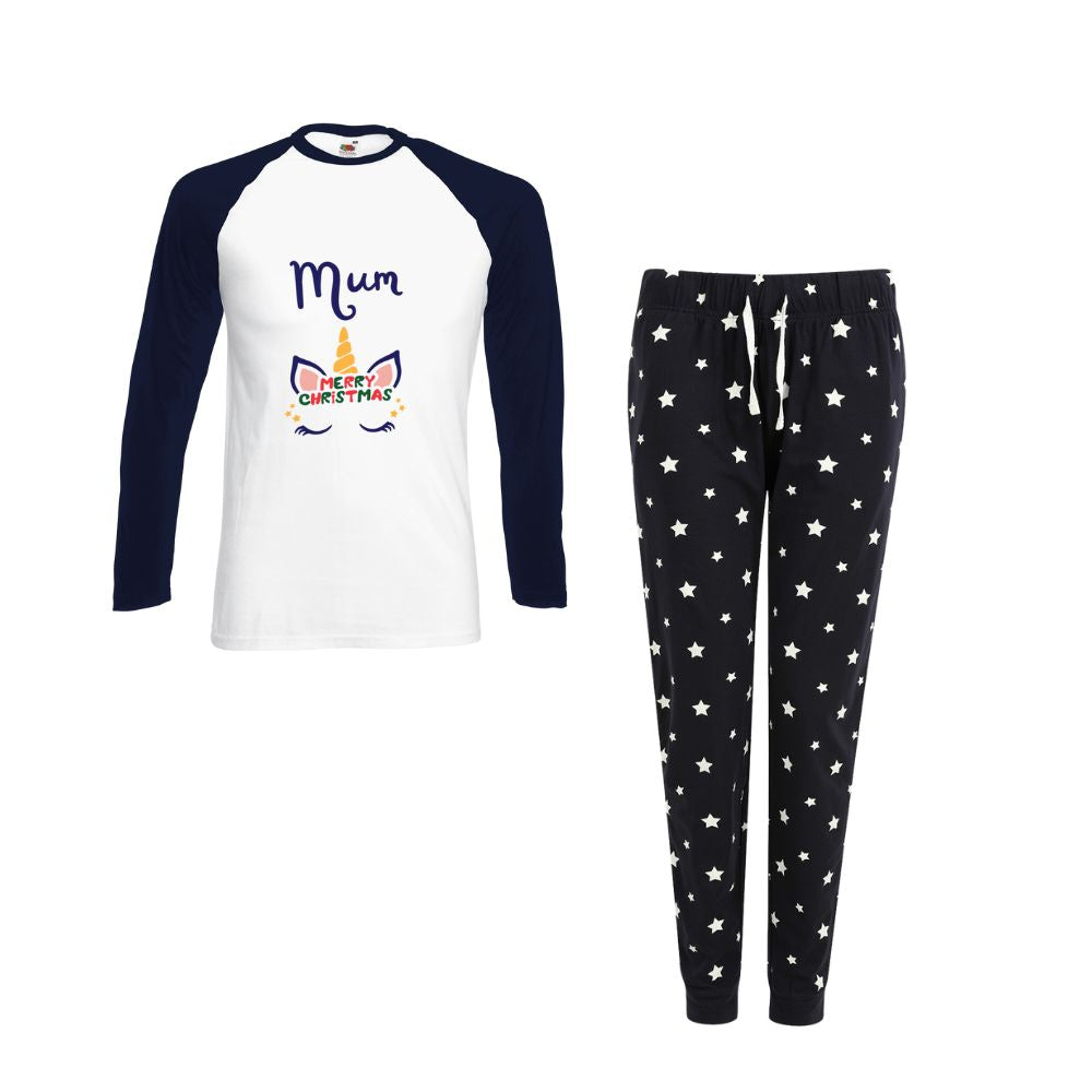 Pyjamerry Christmas Unicorns Custom Matching Family Pyjamas Set